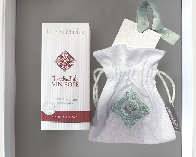 COFFRET VIN ROSE Набор спрей парфюмированный 100 мл , диффузор керамический, подарочная коробка COFFRET VIN ROSE Набор спрей парфюмированный 100 мл , диффузор керамический, подарочная коробка