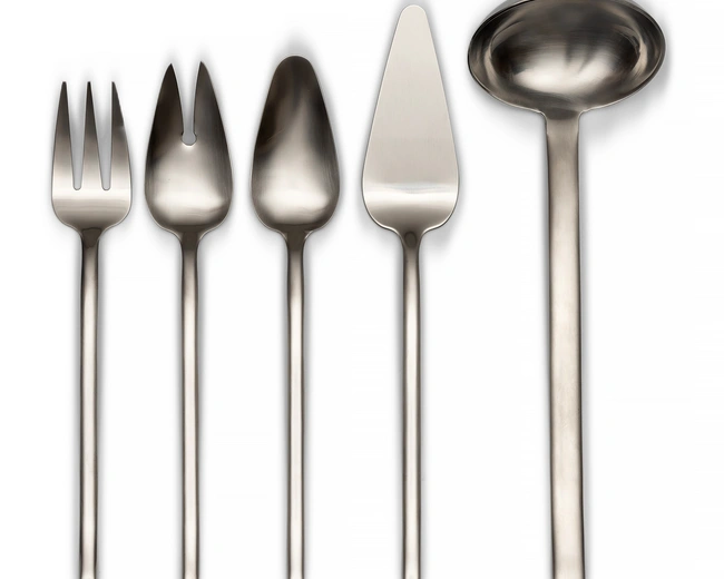 STICK SERVING SET MATНабор из 5 предметов , матовый, (половник, сервировочные вилка, ложка, ложка д STICK SERVING SET MATНабор из 5 предметов , матовый, (половник, сервировочные вилка, ложка, ложка д