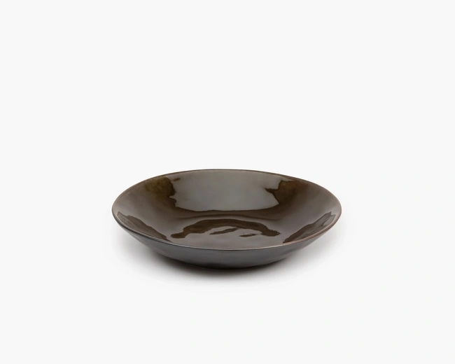 Salad bowl black PureЧаша для салата, черный W 23,5 H 4,5 см, керамика Salad bowl black PureЧаша для салата, черный W 23,5 H 4,5 см, керамика