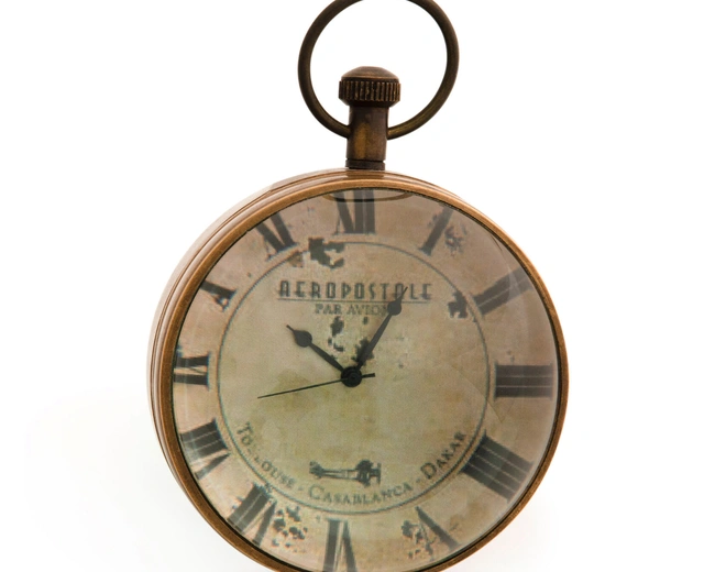 Часы Eye of Time AUTHENTIC MODELS, диам 7,5 Н 11,5 см, латунь, отделка бронза Часы Eye of Time AUTHENTIC MODELS, диам 7,5 Н 11,5 см, латунь, отделка бронза