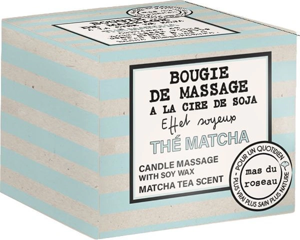 THE MATCHA Свеча массажная 3 в 1, соевый воск, аромат чай матча, 100 гр