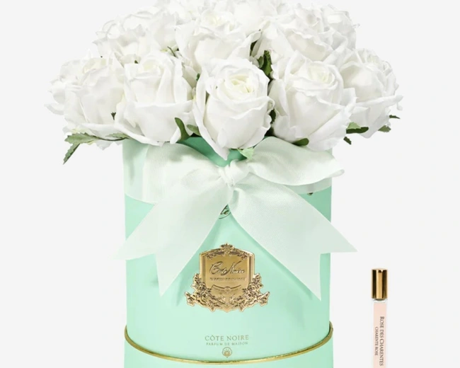 Букет из бутонов роз ROSE BUDS HAT ivory, цвет слоновая кость, 1 спрей 10 мл