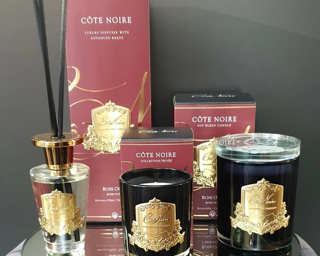 ROSE OUDДиффузор, золотой декор, 150 мл, ВхШхД 30х10,5х10,5 см