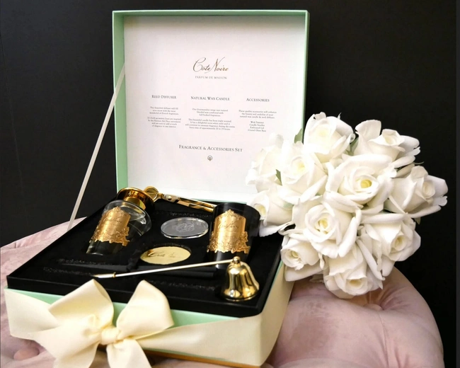 GIFT PACK CASHMEREПодарочный набор (диффузор 100 мл, свеча 75гр, набор для тушения и обрезания фити GIFT PACK CASHMEREПодарочный набор (диффузор 100 мл, свеча 75гр, набор для тушения и обрезания фити