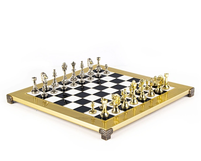 CLASSIC METAL CHESSШахматы классические, 36х36 см, золото с серебром, металл CLASSIC METAL CHESSШахматы классические, 36х36 см, золото с серебром, металл