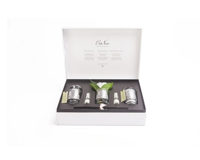 GIFT PACK CASHMIRE Подарочный набор (диффузор 100мл, бутон розы, 2 спрея по 10 мл, свеча 75гр) GIFT PACK CASHMIRE Подарочный набор (диффузор 100мл, бутон розы, 2 спрея по 10 мл, свеча 75гр)
