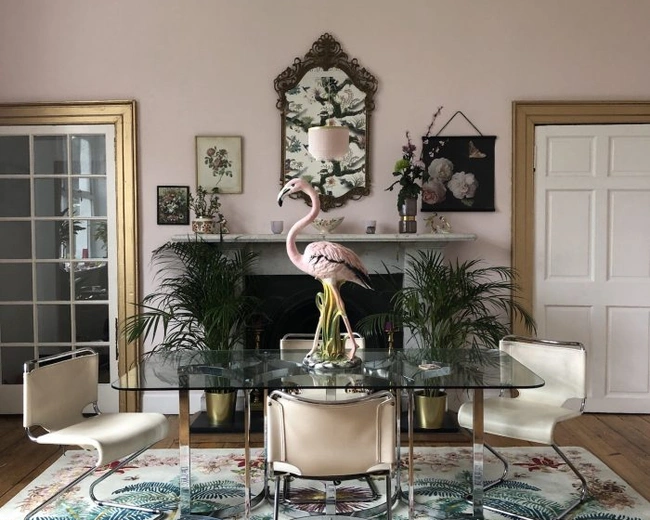 Leopard Palms LightКовер 300х220 ручной тафтинг, шерсть +тенсель, высота ворса 13 мм