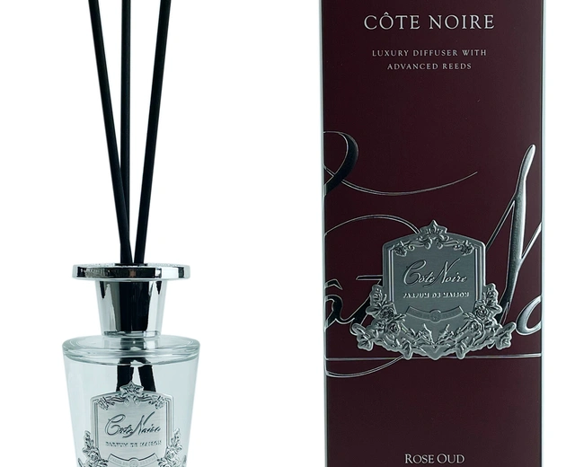 ROSE OUDДиффузор, серебряный декор, 150 мл, ВхШхД 30х10,5х10,5 см