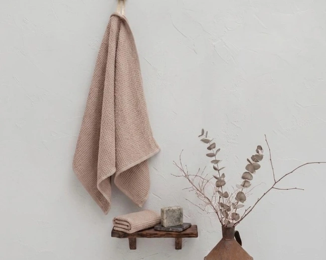 Полотенце  "YOGA TOWEL" вафельное ТМ "luxberry", телесный