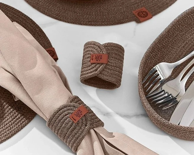 Сервировочное кольцо "BOHO", шоколадный