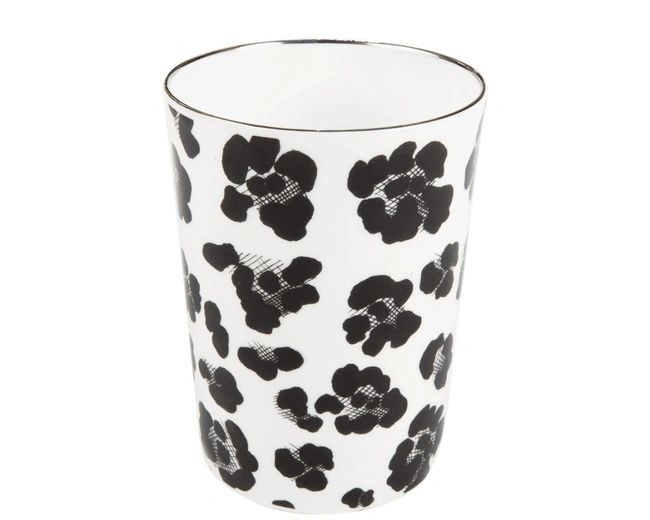 Стаканчик для зубных щеток Rory Dobner LEOPARD PRINT, 7,5 h10 фарфор