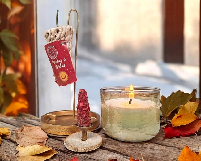 Держатель канатиков для зажигания, H.20 см, металл