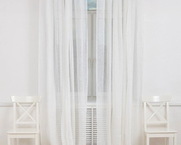 Шторы на петлях "CURTAIN LINE",  р-р: 250х310, белый