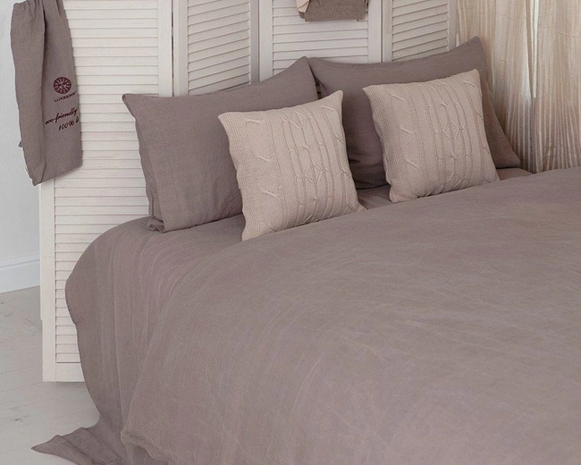 Комплект постельного белья "BEDROOM LINE", 100%лен,  цвет: льняной