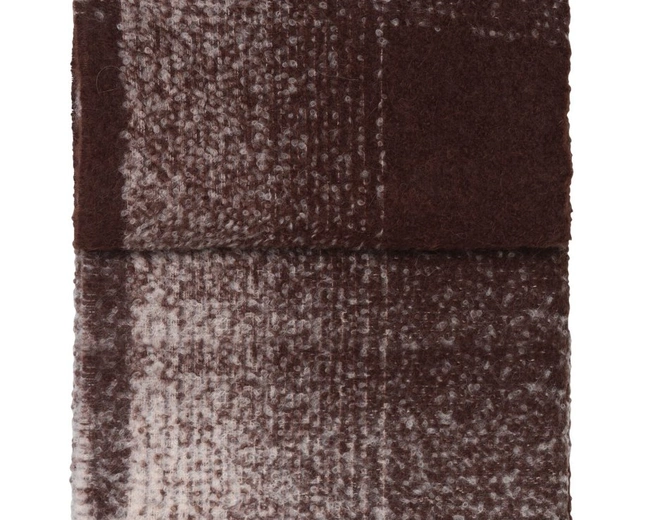 VULCANIC chocolate/white Плед 130/190 89% альпака & 11% нейлон 640 гр VULCANIC chocolate/white Плед 130/190 89% альпака & 11% нейлон 640 гр