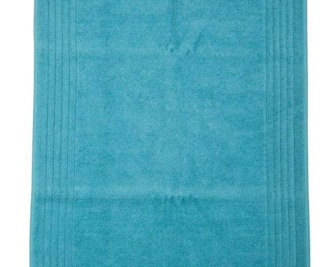 Коврик для ванной UNI CELADON 50/90 бирюзовый хлопок 1000 гр/м2