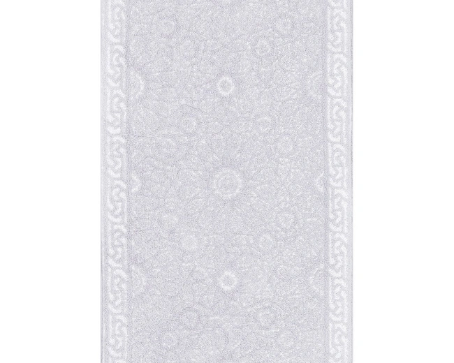 Коврик ARABESQUE для ванной комнаты 65/120 белый,, 80%хлопок 20%лен махра