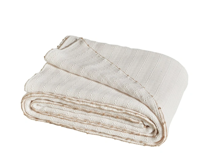 Покрывало ARTESIA BLANC 180Х260 белый 100% хлопок, 400 г/м2