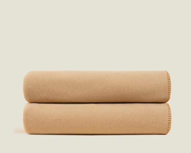 Плед Frati SOFT VISCOSE CREMA, кремовый, 130x160, вискоза 30% полиэстер 70%, 510г