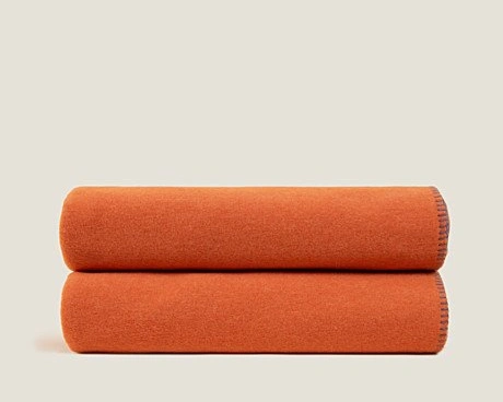 Плед Frati SOFT VISCOSE TERRACOTTA, оранжевый, 160x200, вискоза 30% полиэстер 70%, 510г