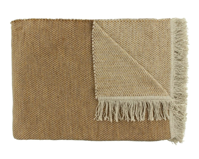 Плед CLAUDI UNAMI CAMEL, 150х200см, 60% хлопок 40% акрил Плед CLAUDI UNAMI CAMEL, 150х200см, 60% хлопок 40% акрил