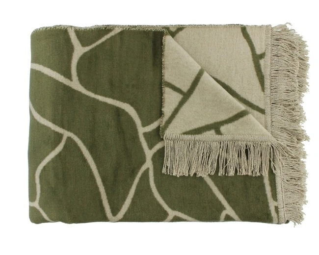 Плед CLAUDI LINEAS OLIVE, 150х200см, 60% хлопок 40% акрил Плед CLAUDI LINEAS OLIVE, 150х200см, 60% хлопок 40% акрил