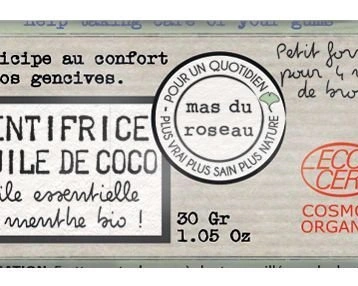 Зубная паста COCO твердая 30гр на эфирном масле перечной мяты Зубная паста COCO твердая 30гр на эфирном масле перечной мяты