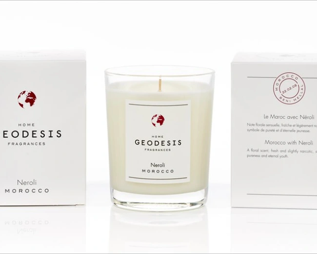 Neroli Свеча ароматическая 100% натуральный соевый воск 180 гр, время горения 50 ч.