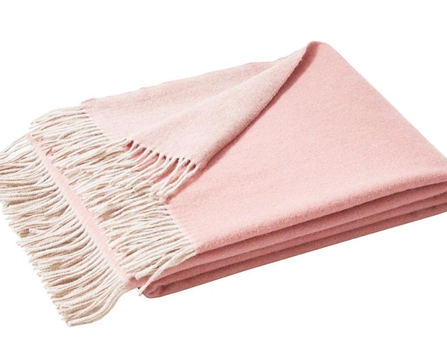 HIMALAYA ROSE Плед 130/180 розовый кашемир 200 г/м2 HIMALAYA ROSE Плед 130/180 розовый кашемир 200 г/м2