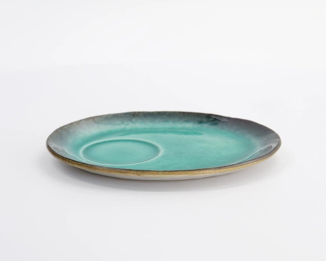Тарелка Yamasaku Turquoise 18x14x2см, керамика Тарелка Yamasaku Turquoise 18x14x2см, керамика