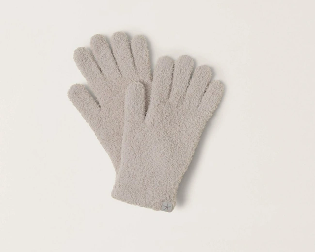 Варежки Barefoot Dreams CC GLOVES, бежевый, трикотаж, 100% полиэстер, размер one size Варежки Barefoot Dreams CC GLOVES, бежевый, трикотаж, 100% полиэстер, размер one size