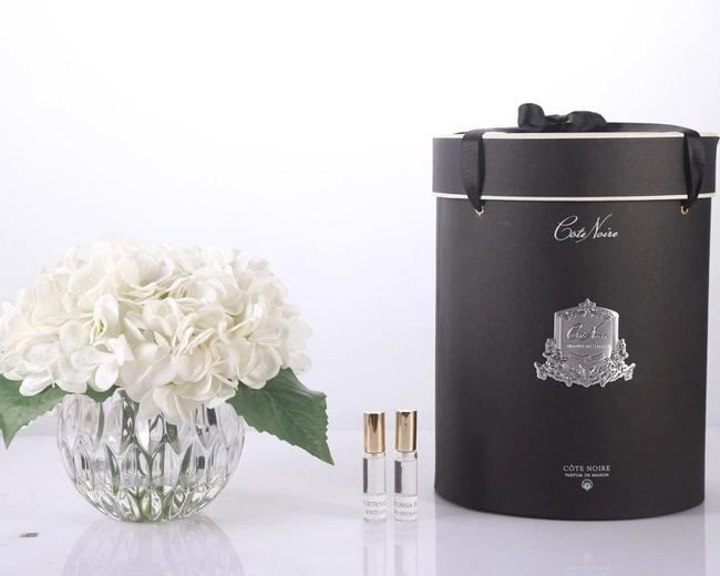 Гортензии HYDRANGEAS white белый, 2 спрея по 10 мл, ВхШхД 32х26х26 см Гортензии HYDRANGEAS white белый, 2 спрея по 10 мл, ВхШхД 32х26х26 см