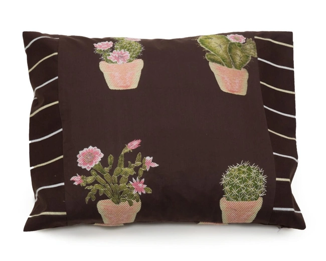 CUSHION Подушка 45/45, хлопок, наполнитель конфорель