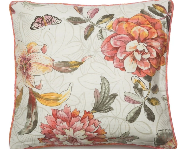 CUSHION Подушка 45/45, 50% лен 50% вискоза, внутренняя подушка - чехол хлопок сатин, наполнитель кон
