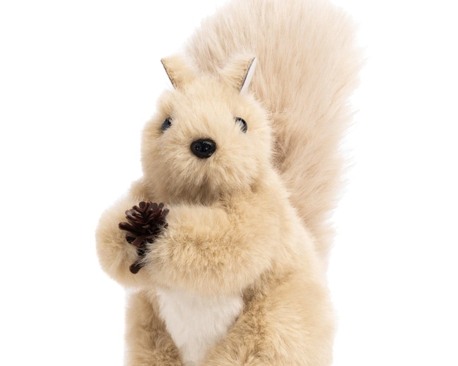 FURRY SQUIRREL LT BRWN/CRM Белка с шишкой, кремовый, 20 см FURRY SQUIRREL LT BRWN/CRM Белка с шишкой, кремовый, 20 см