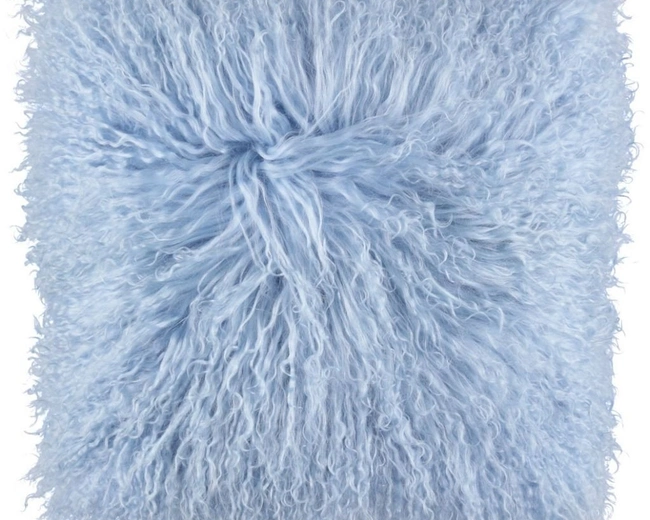 Tibetan Summer SkyПодушка мех тибетской козы 40x40, длина 10-15 см Tibetan Summer SkyПодушка мех тибетской козы 40x40, длина 10-15 см