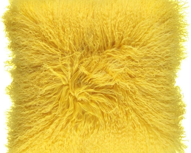 Tibetan LemonПодушка мех тибетской козы 40x40, длина 10-15 см Tibetan LemonПодушка мех тибетской козы 40x40, длина 10-15 см