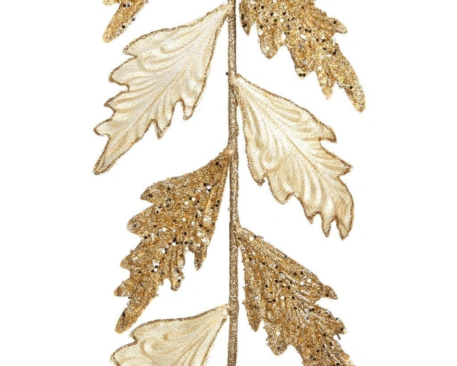 SCROLL LEAF GARLAND GLD/CRM 122CM Гирлянда золото кремовый 122 см SCROLL LEAF GARLAND GLD/CRM 122CM Гирлянда золото кремовый 122 см