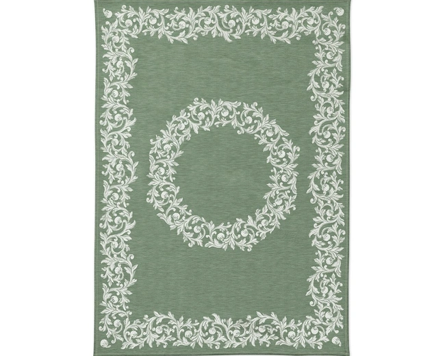 Полотенце кухонное ALMA 50х70 зеленый 50% лен 50% хлопок жаккард Полотенце кухонное ALMA 50х70 зеленый 50% лен 50% хлопок жаккард