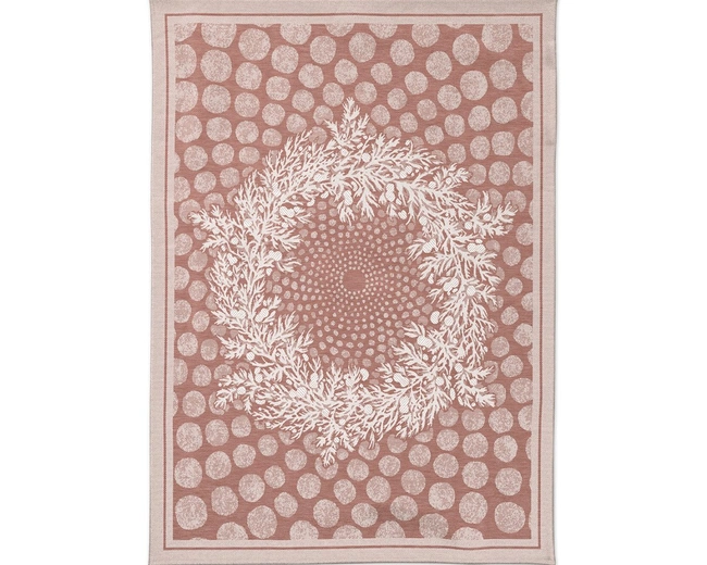 Полотенце кухонное LEONA 50х70 красный 50% лен 50% хлопок жаккард Полотенце кухонное LEONA 50х70 красный 50% лен 50% хлопок жаккард