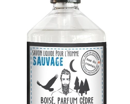HOMME SAUVAGE Жидкое мыло для мужчин, для тела, волос и бороды, 500 мл, кедр HOMME SAUVAGE Жидкое мыло для мужчин, для тела, волос и бороды, 500 мл, кедр