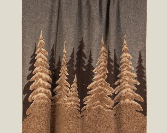 Плед BOSCO GREY 150x200 шерсть 55% полиэстер 45%, 1070г