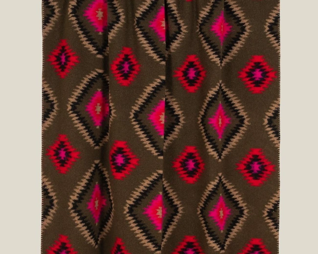 Плед MARY NATIVE GREEN 150x200 шерсть 55% полиэстер 45%, 1070г