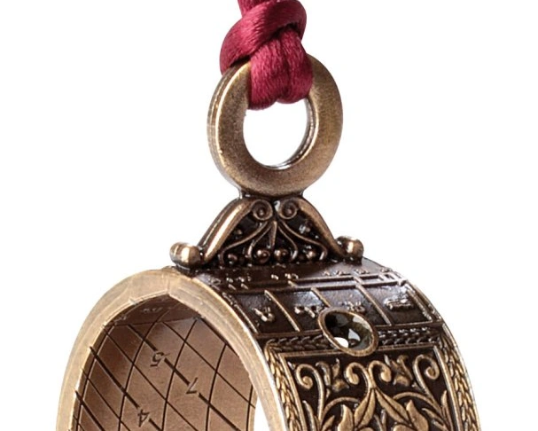 Подвеска солнечные часы Hemisferium Hanging Altitude Ring dial диам 4 толщина 4 мм Н.2,1 см, брон