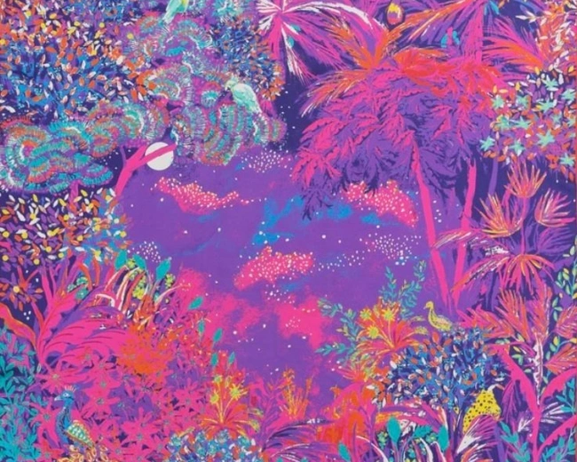 IDYLLE NEONПлаток 105х105 шелк 100%
