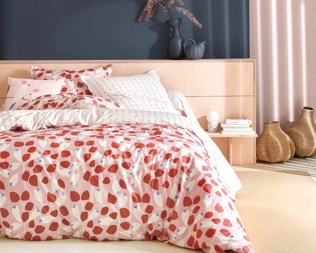 Постельное бельё GARDEN coquelicot пододеяльник 155x200, простынь 180х290, наволочки 50х75*2шт Постельное бельё GARDEN coquelicot пододеяльник 155x200, простынь 180х290, наволочки 50х75*2шт