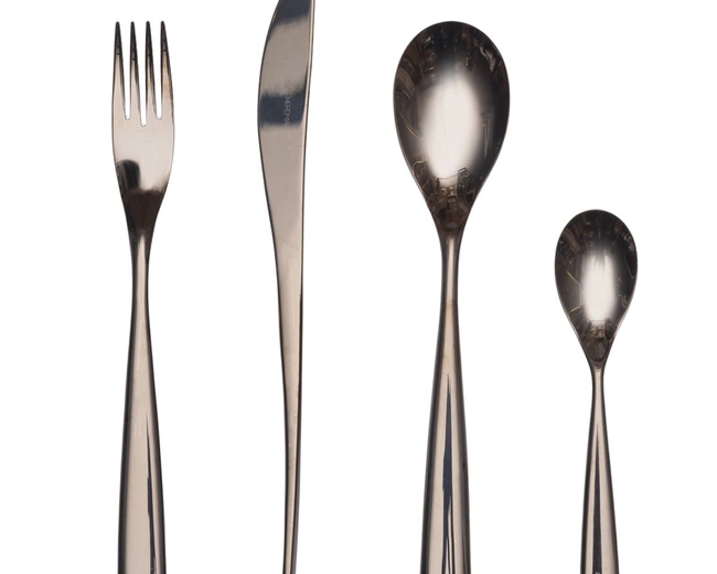 Столовые приборы Herdmar CENTURY ANTHRACITE 107, сталь 18/10, цвет антрацит, 24 шт. Столовые приборы Herdmar CENTURY ANTHRACITE 107, сталь 18/10, цвет антрацит, 24 шт.