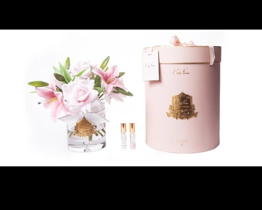 ROSES&LILIES rose Розы и лилии, 2 спрея, ВхШхД 32х26х26 см