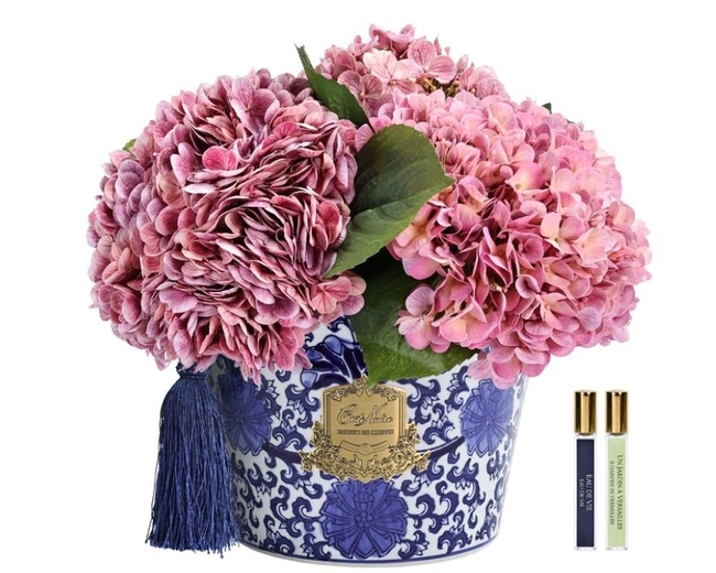 Букет гортензий Cote Noire Oriental hydrangeas Mixed pink, розовый, 2 спрея по 10 мл, 40 x 40 x 34