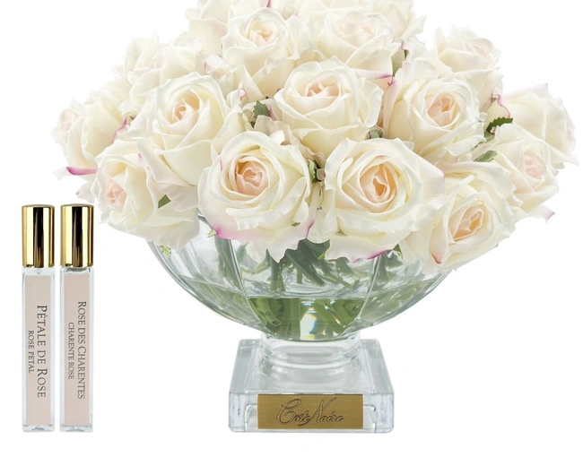 CENTERPIECE ROSE BUDS blush gold Букет из бутонов роз, светло-розовый, золотой декор, 2 спрея по 1 CENTERPIECE ROSE BUDS blush gold Букет из бутонов роз, светло-розовый, золотой декор, 2 спрея по 1